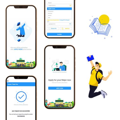 Picture of تطبيق تسجيل في دورات او جامعات